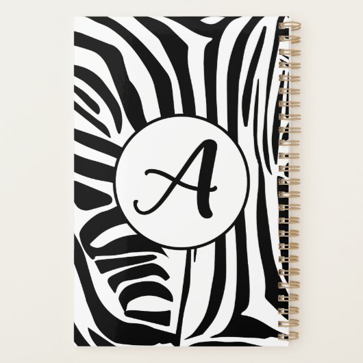 Zebra Pattern Planner (Achterkant)