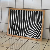 Zebra Pattern Poster voor meubelpapier