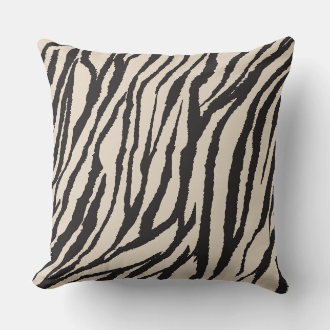 Zebra Pattern Print Kussen (Voorkant)