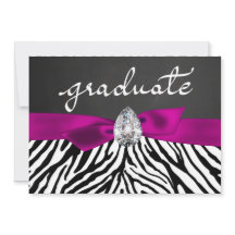 Zebra Pattern Rustic Chalkboard Afstuderen script