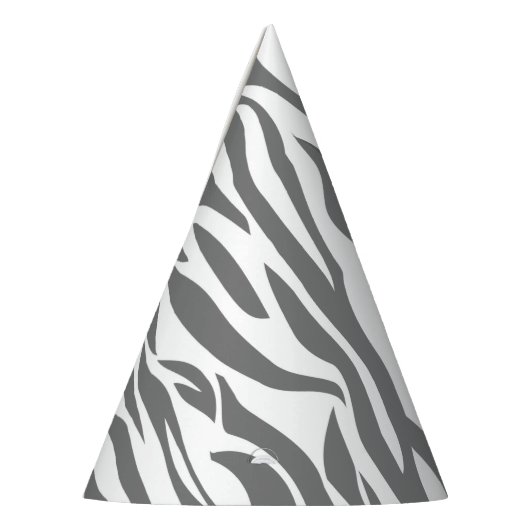 Zebra Pattern Safari Oerwoud Animal Birthday Feesthoedjes (Links)