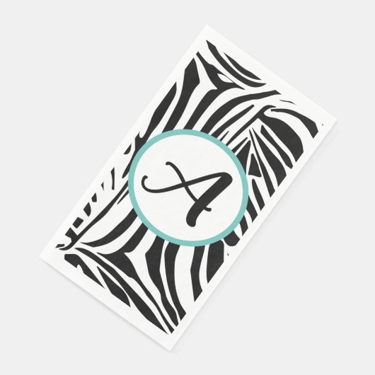 Zebra Pattern Servet (Hoek)