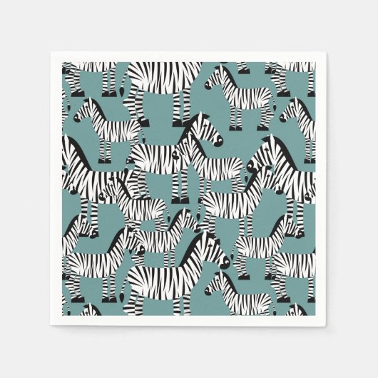 Zebra Pattern Servet (Voorkant)