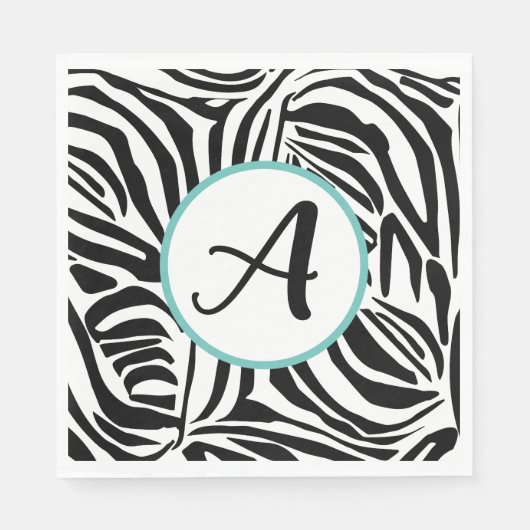 Zebra Pattern Servet (Voorkant)