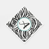 Zebra Pattern Servet (Hoek)