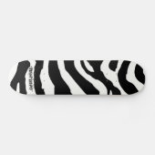 Zebra Pattern Skateboard (Horizontaal)