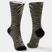 Zebra Pattern Sokken (Gebogen)