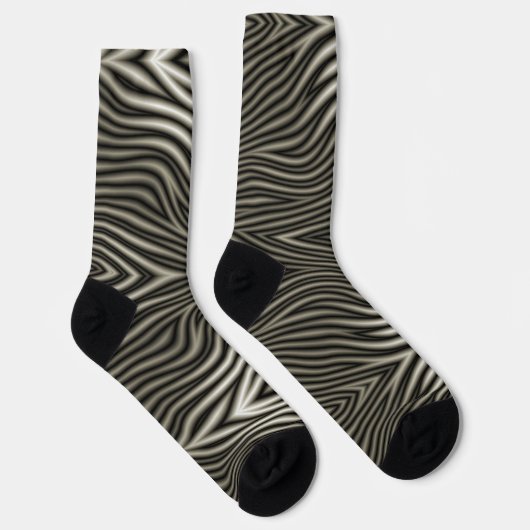 Zebra Pattern Sokken (Rechts)