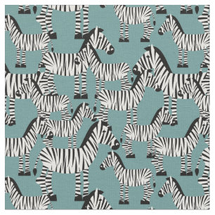 Zebra Pattern Stof