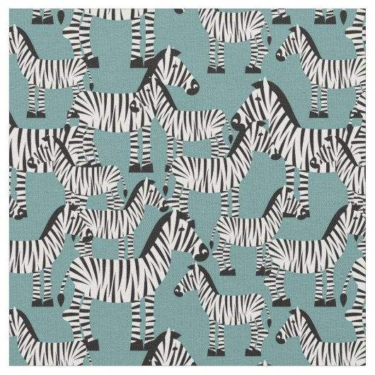 Zebra Pattern Stof (Close Up)
