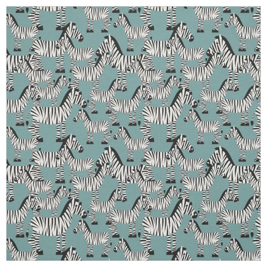 Zebra Pattern Stof (Swatch)