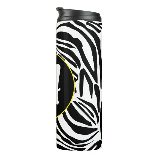 Zebra Pattern Thermosbeker (Geroteerd rechts)