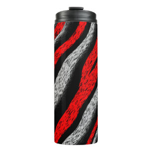 Zebra Pattern Thermosbeker