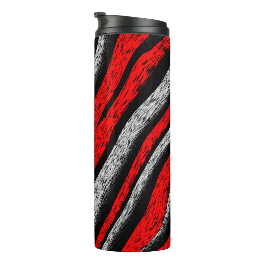 Zebra Pattern Thermosbeker (Geroteerd rechts)