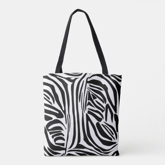 Zebra Pattern Tote Bag (Achterkant)