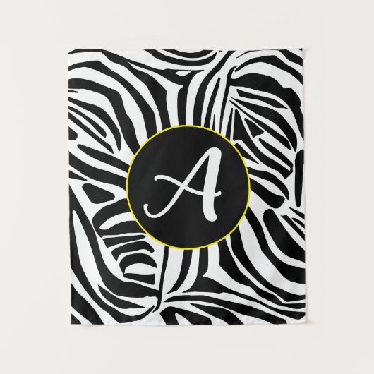 Zebra Pattern Wandkleed (Voorkant)