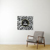 Zebra Pattern Wandkleed (In Situ (horizontaal))