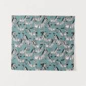 Zebra Pattern Wandkleed (Voorkant (horizontaal))