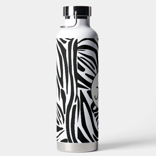 Zebra Pattern Waterfles (Rechts)
