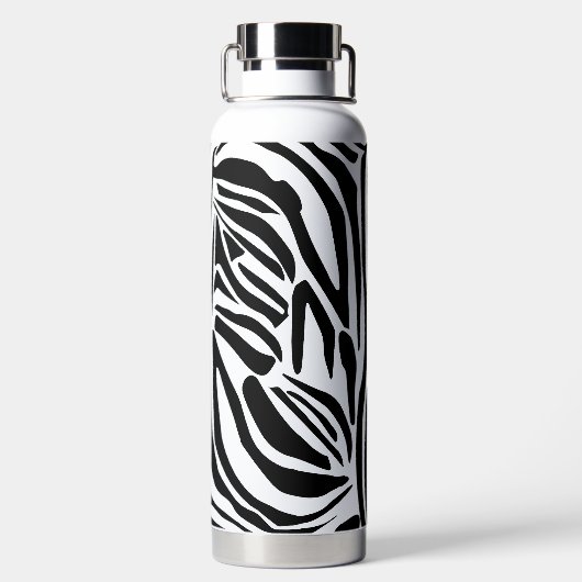 Zebra Pattern Waterfles (Achterkant)