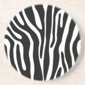 Zebra Pattern Zandsteen Onderzetter (Voorkant)