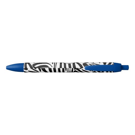 Zebra Pattern Zwarte Inkt Pen (Achterkant)