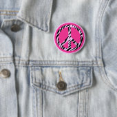 Zebra Peace Button (In situ)