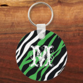 Zebra - Persoonlijke Sleutelhanger (Voorkant)