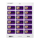 Zebra PHOTO-Lijst Retouradreslabel Etiket (Full Sheet)