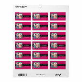 Zebra PHOTO-Lijst Retouradreslabel Etiket (Full Sheet)