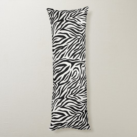 Zebra Pillow 20 x 54 inch Lichaamskussen (Achterkant (Verticaal))