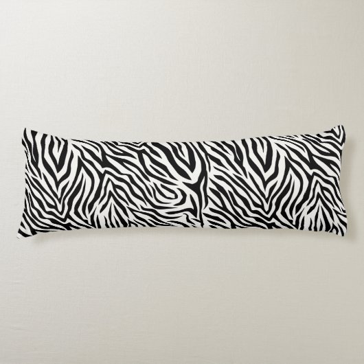 Zebra Pillow 20 x 54 inch Lichaamskussen (Voorkant)