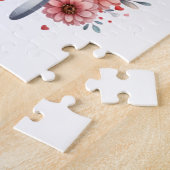 Zebra Piloot Verjaardag Legpuzzel (Zijkant)