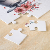 Zebra Piloot Verjaardag Legpuzzel (Zijkant)