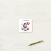 Zebra Piloot Verjaardag Post-it® Notes (Op bureau)