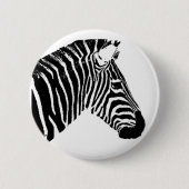 Zebra Pin Ronde Button 5,7 Cm (Voorkant)
