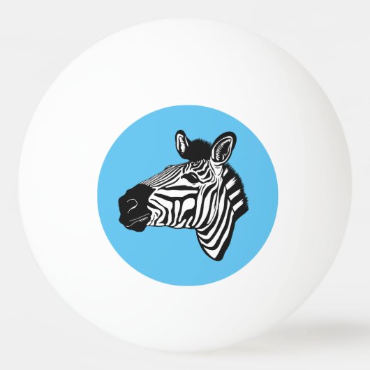 Zebra Pingpongbal (Voorkant)