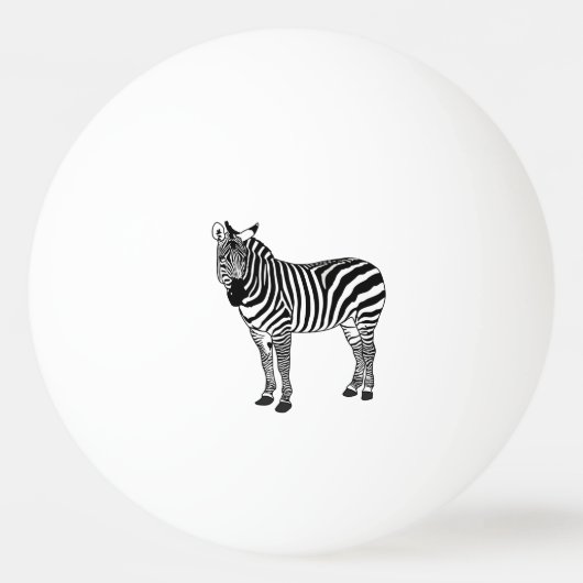 ZEBRA PINGPONGBAL (Achterkant)