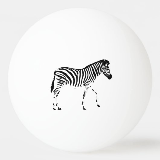 Zebra Pingpongbal (Voorkant)