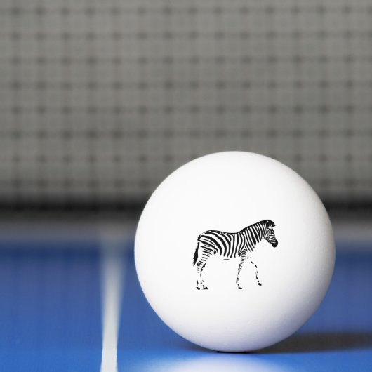 Zebra Pingpongbal (Net)