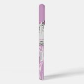 Zebra Pink Princess Tiara Diamond Girly Case-Mate iPhone Case (Achterkant / Rechts)