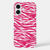 Zebra Pink Stripes Case-Mate iPhone Case (Achterkant)