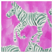 ZEBRA PLAY Chic Safari Waterverf Stof (Close Up)