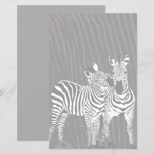 Zebra Play Stationair Papier (Voorkant / Achterkant)