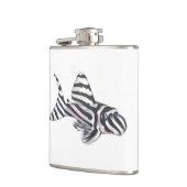 Zebra Pleco L46 Kleine maatkolf voor vissen Heupfles (Links)