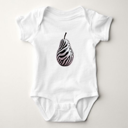 Zèbra Poire - Zebra Pear Romper (Voorkant)