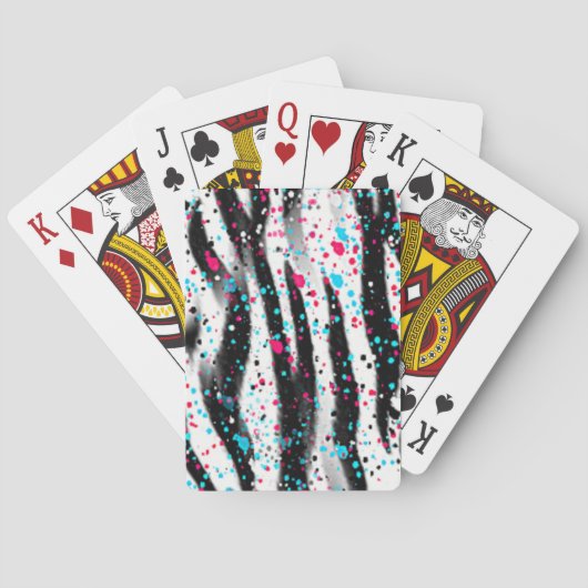 Zebra Pokerkaarten (Achterkant)