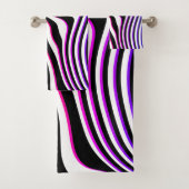 Zebra Pop Bad Handdoek (Insitu)