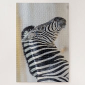 Zebra Portrait Wild Animal Natuur African Legpuzzel (Verticaal)
