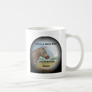 Zebra-portret, Amboseli: de geest van de savanne Koffiemok